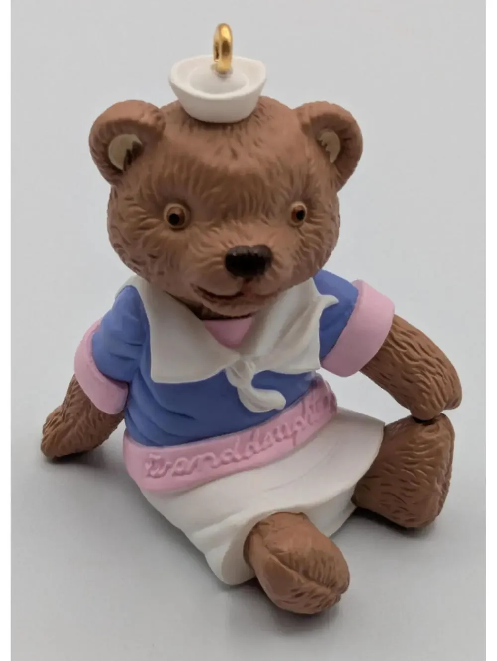 Hallmark Keepsake Granddaughter 1998, Vintage Bear Christmas Ornament